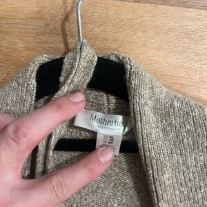 Motherhood Maternity Beige Knit Cardigan